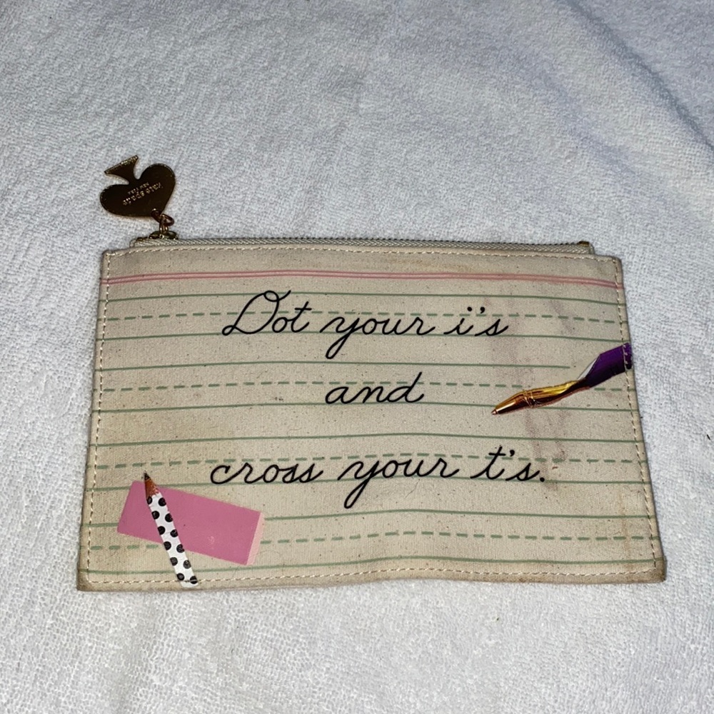 Kate spade pencil case
